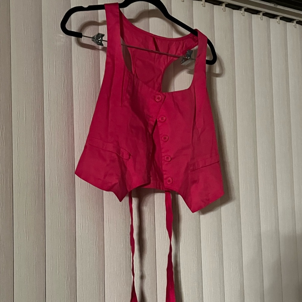 Pink vest